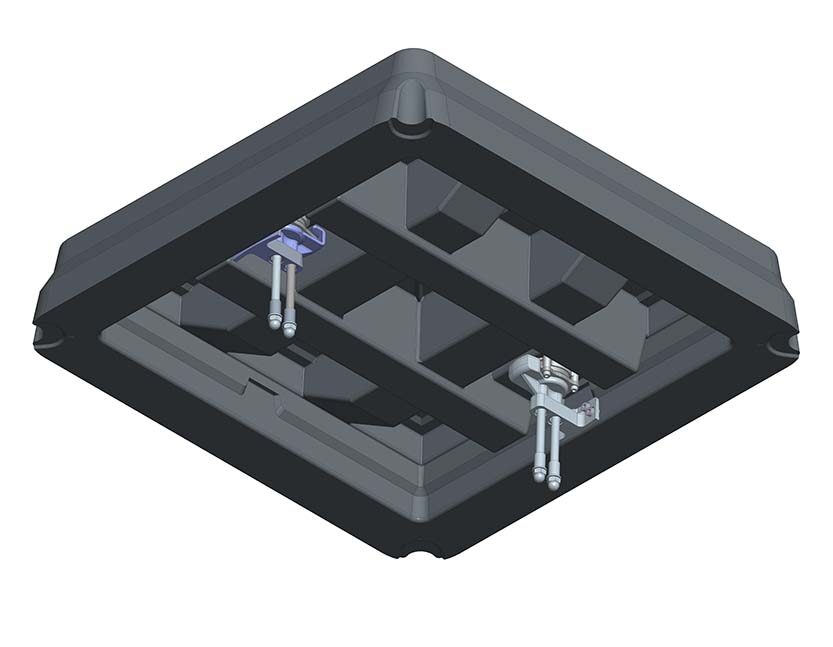 DS6 with pressure release locking mechanism